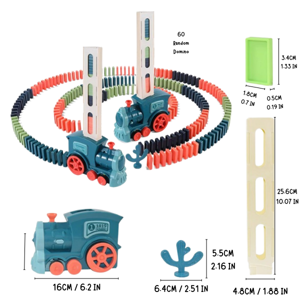 DominoChoo™- Kid's Interactive Domino Train toy